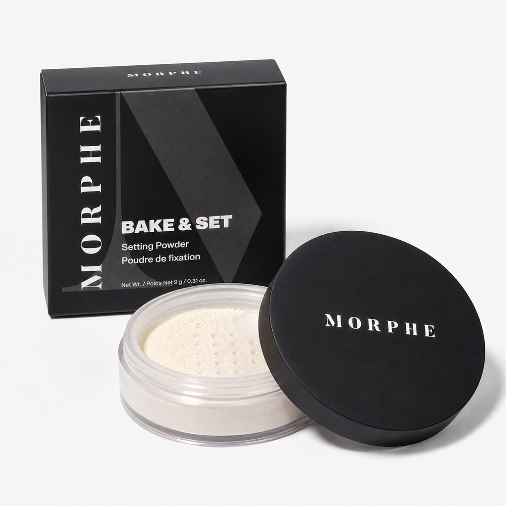 Morphe Bake & Set Setting Powder Translucent 9g Talc Free New in Box